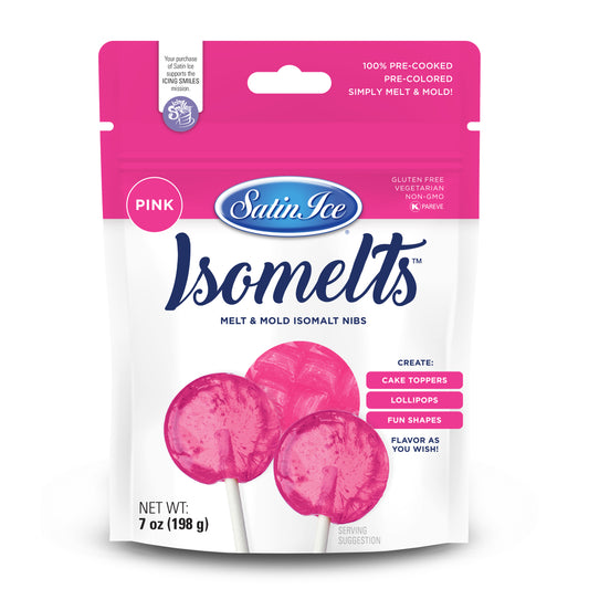 Satin Ice Isomelts™ Pink - 7 oz Pouch