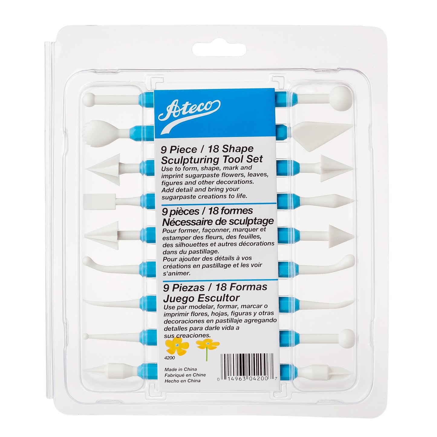 Ateco Plastic Sculpting Tool Set