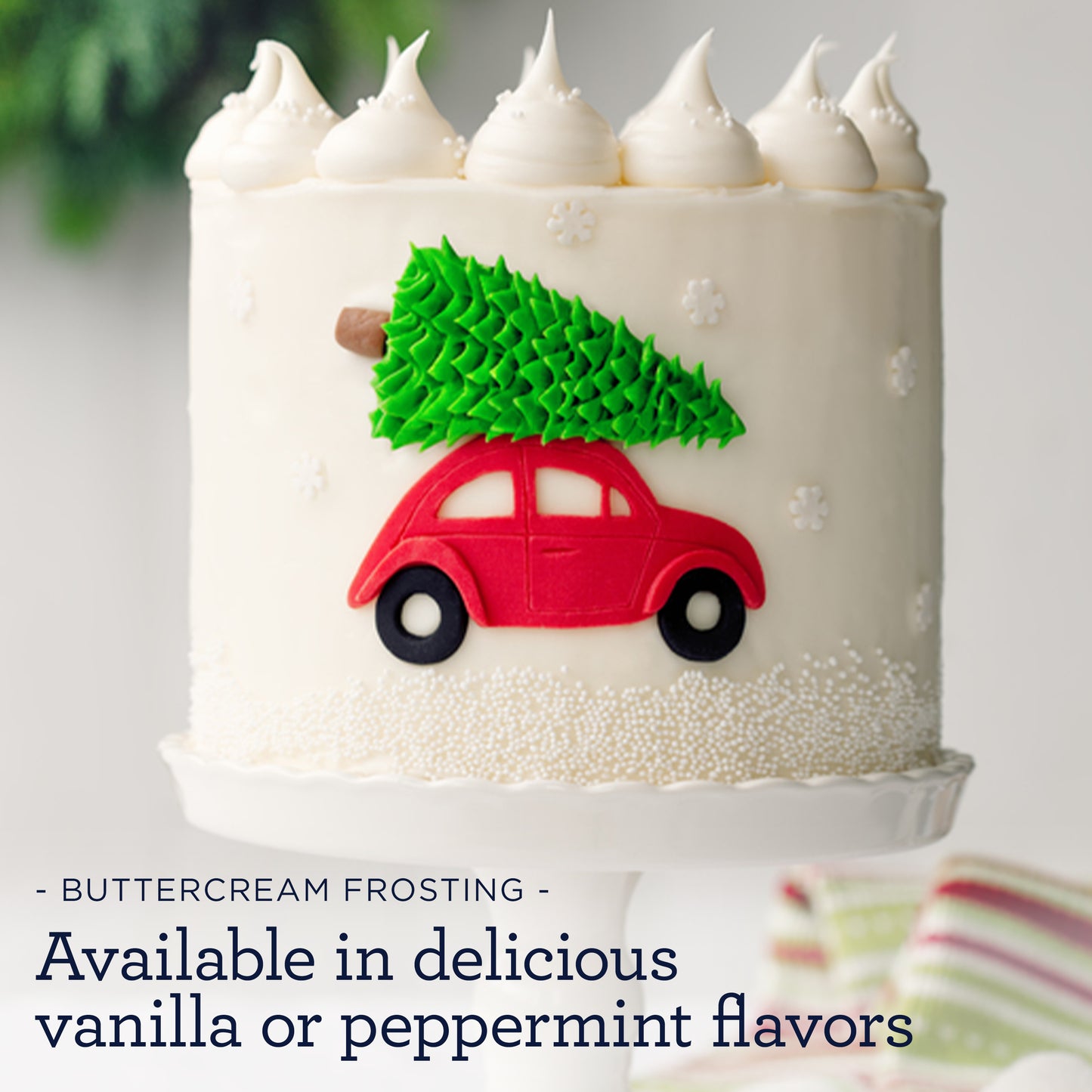 Satin Ice Holiday Green Buttercream Frosting - 1lb pail