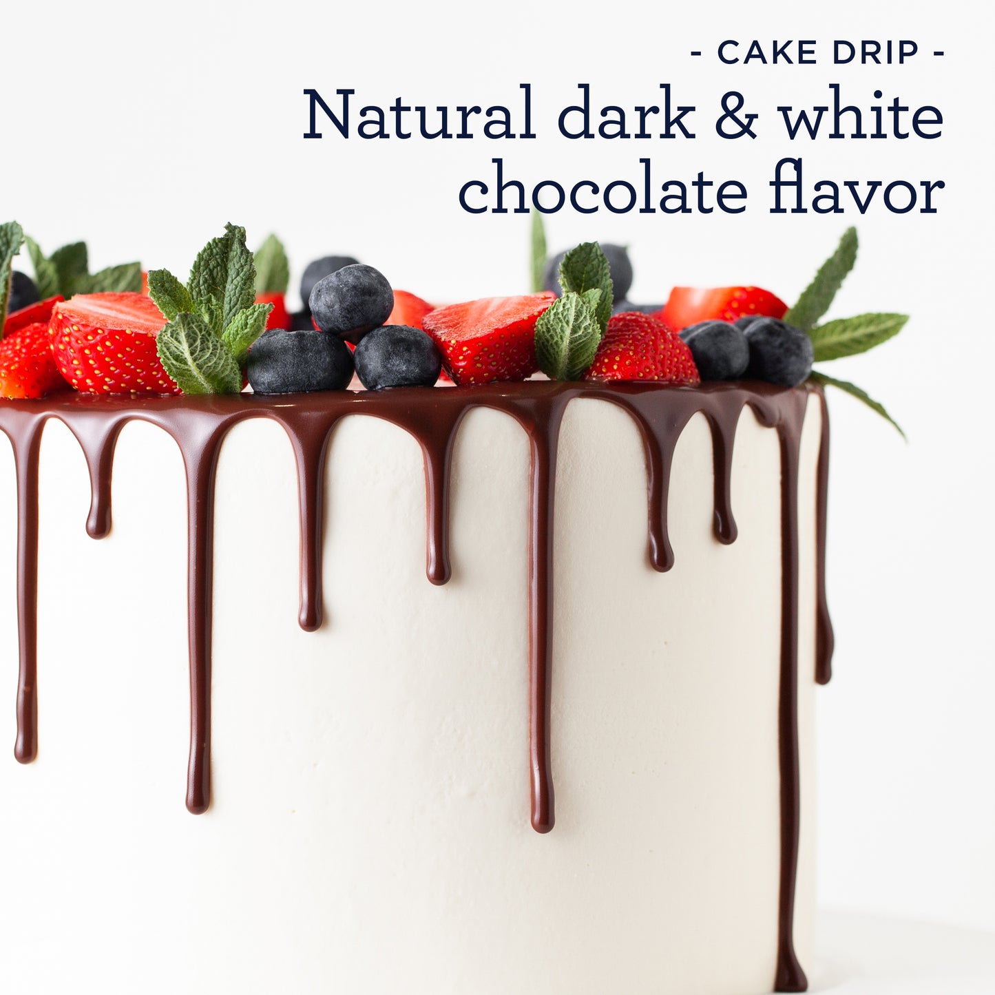 Satin Ice Brown Cake Drip - 8.8 oz Bottle