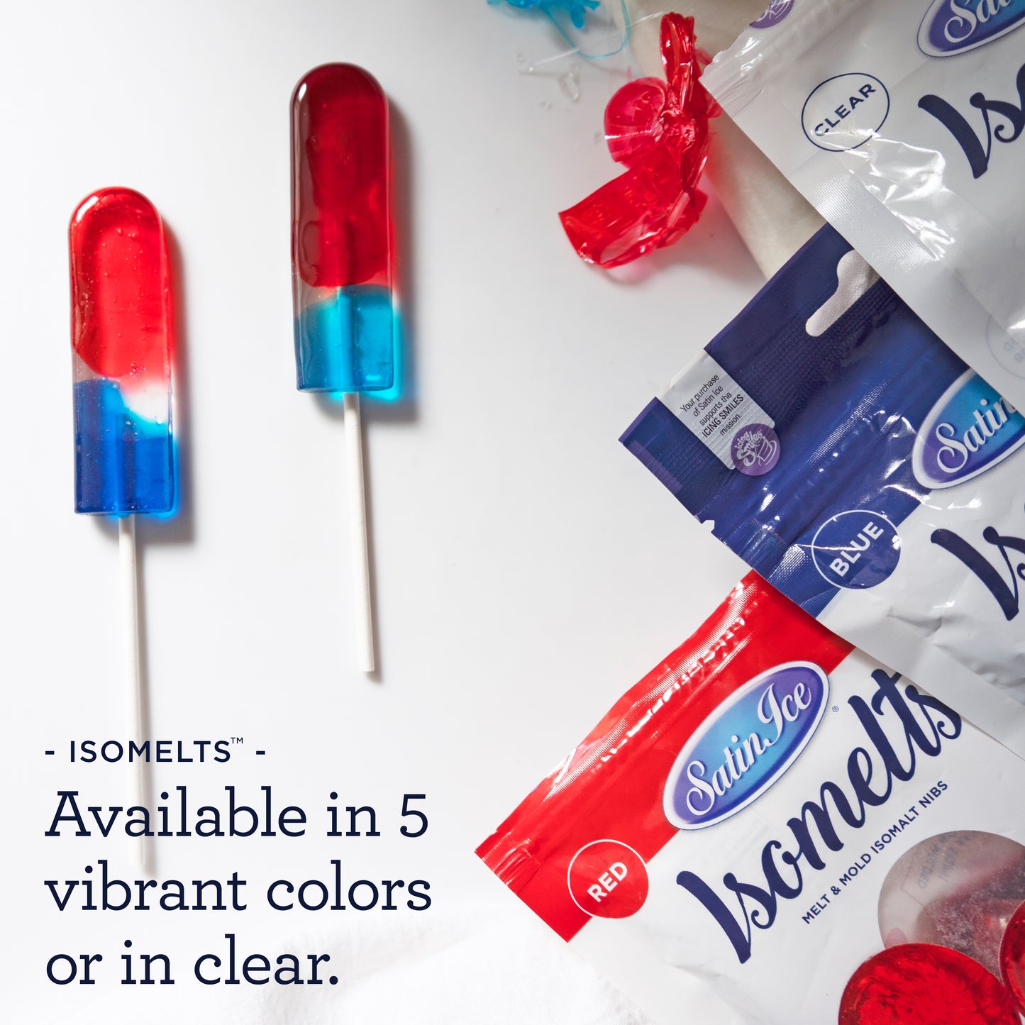 Satin Ice Isomelts™ Clear - 7 oz Pouch