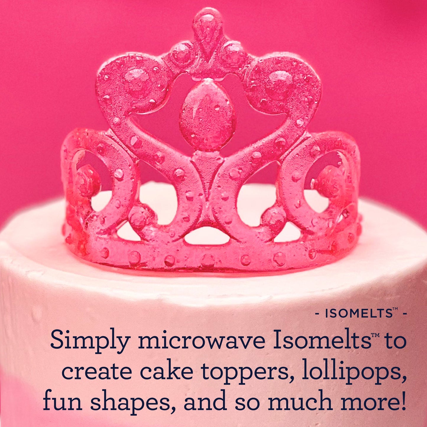 Satin Ice Isomelts™ Pink - 7 oz Pouch