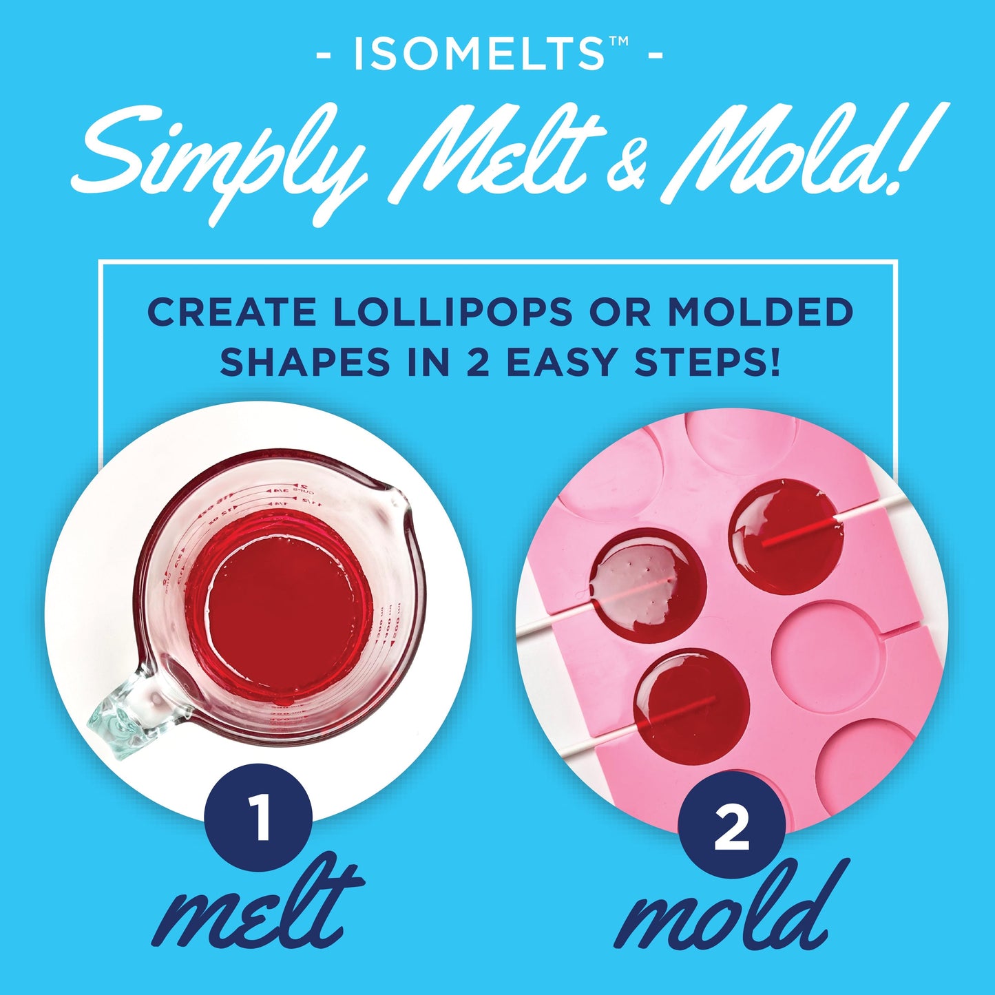 Satin Ice Isomelts™ Red - 7 oz Pouch