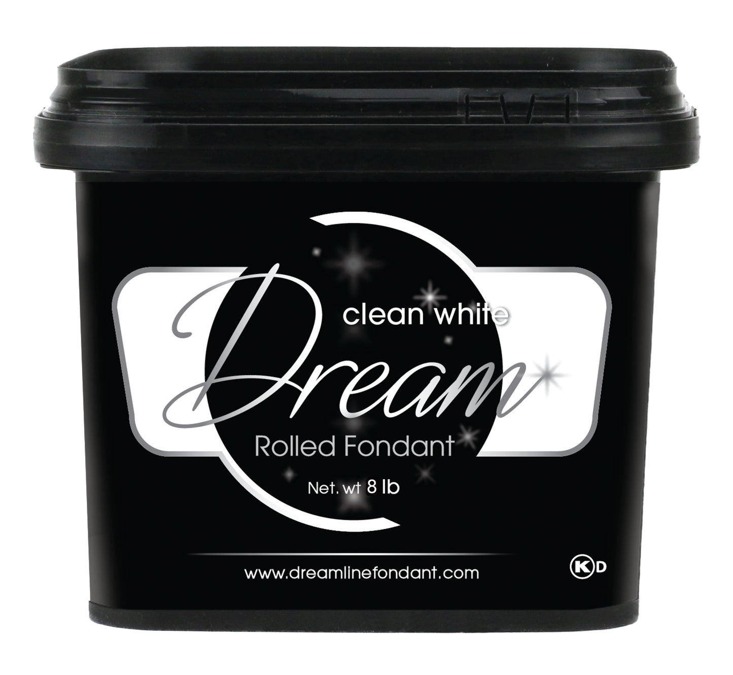 Dream Chocolate Fondant - Clean White 8 lb Pail
