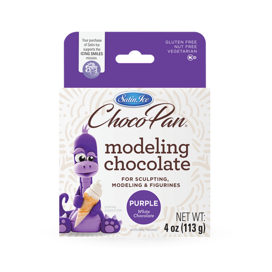 ChocoPan by Satin Ice Purple Modeling Chocolate - 4 oz Box