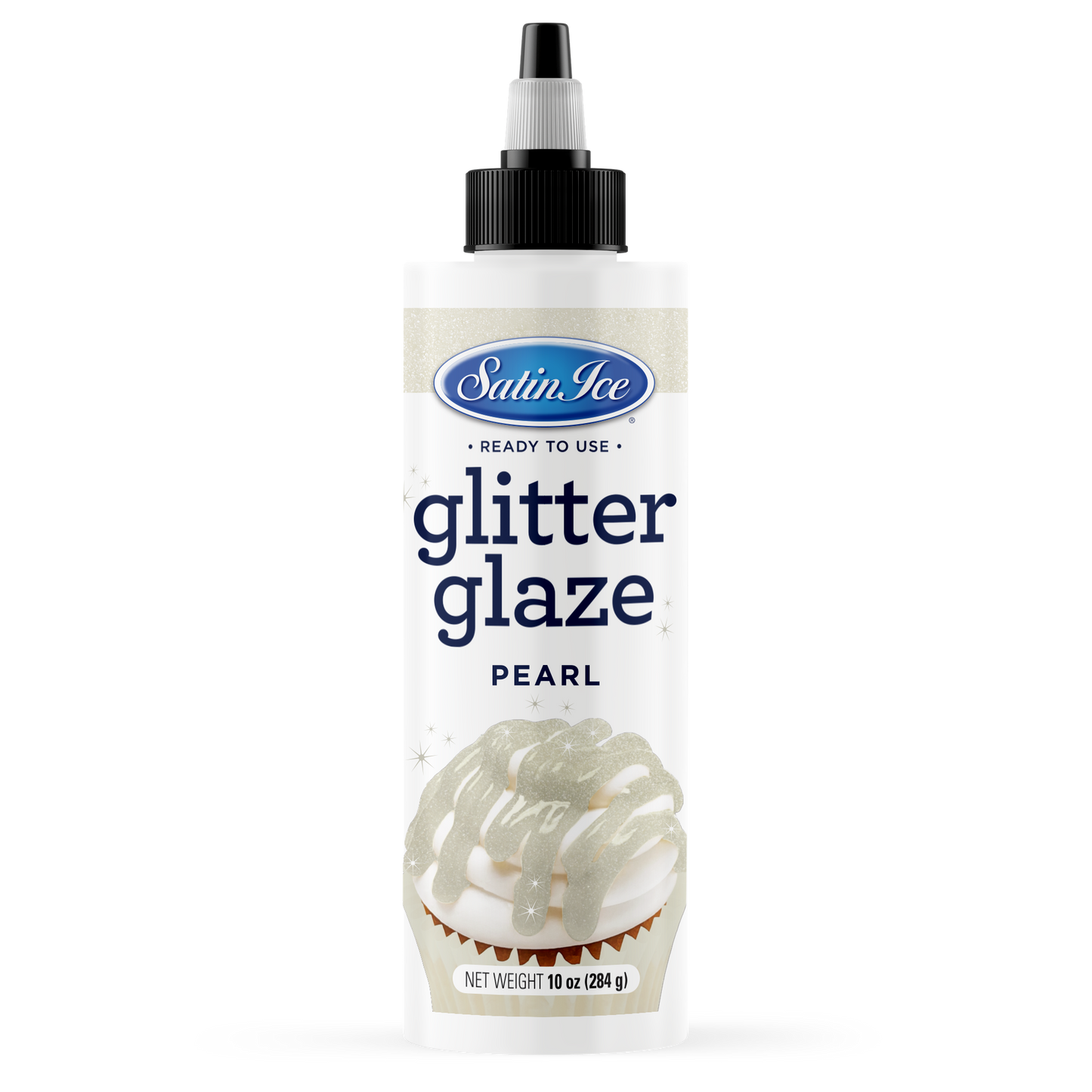 Satin Ice Pearl Glitter Glaze - 10oz Bottle