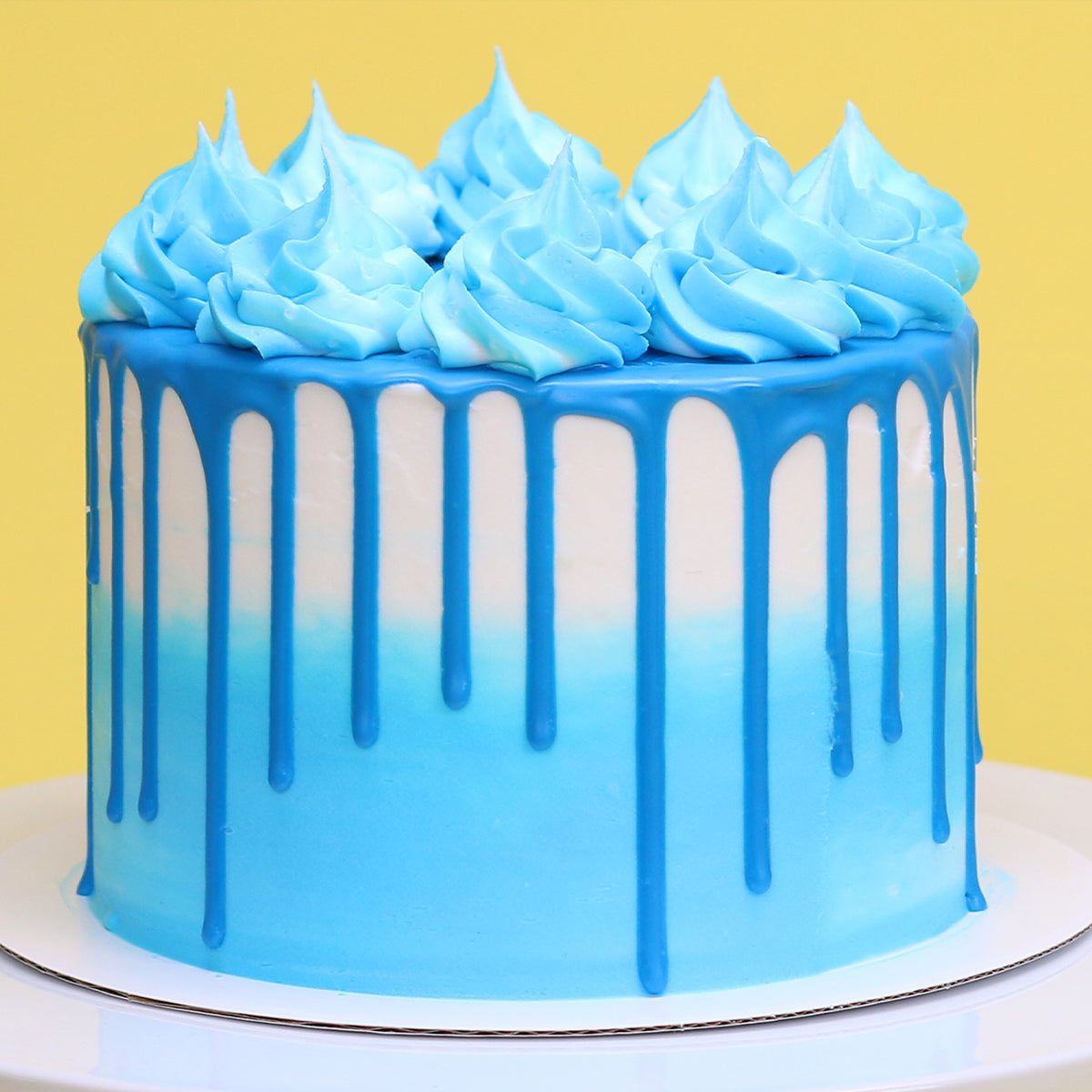 Satin Ice Blue Cake Drip - 8.8 oz Bottle