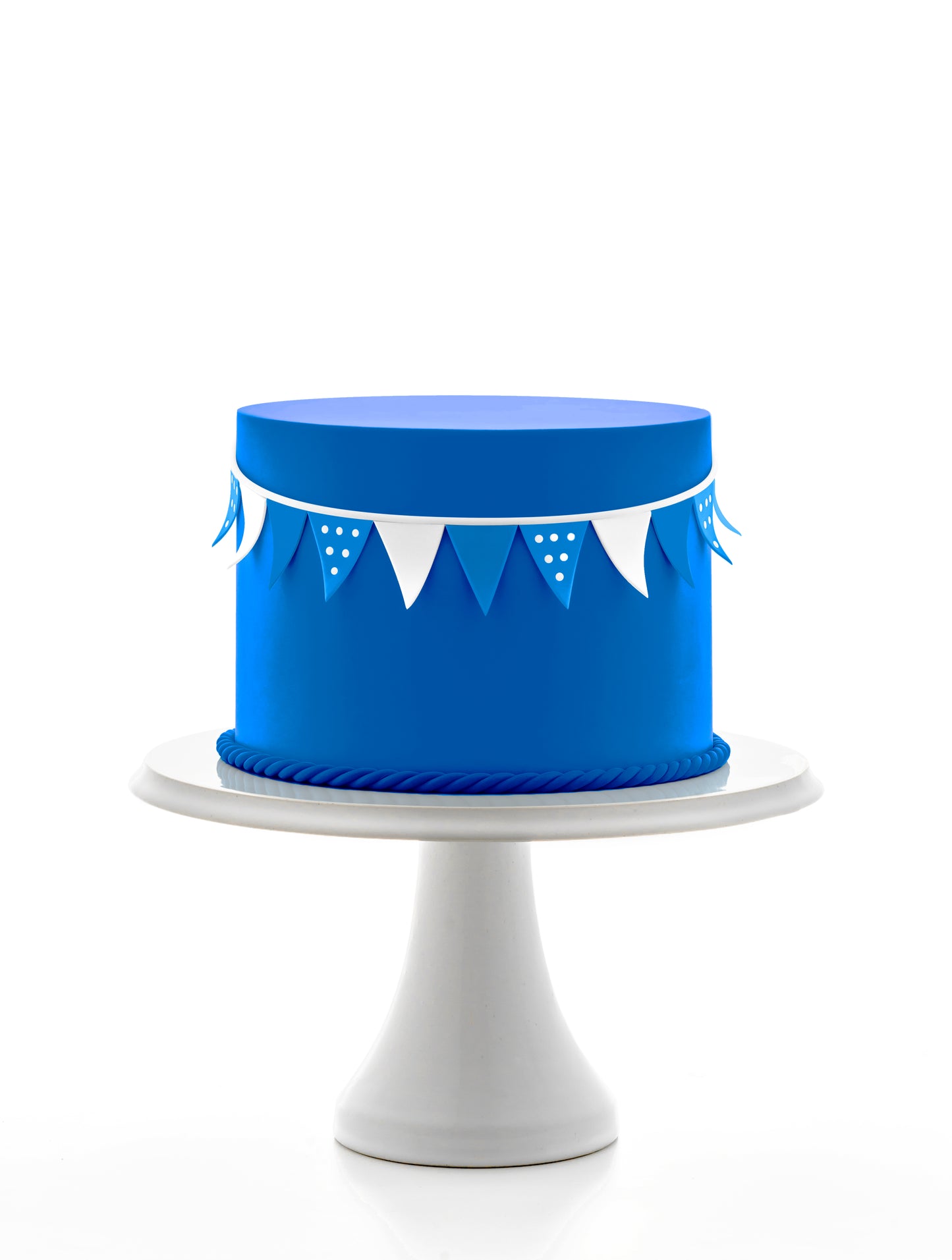 Satin Ice Brilliant Blue Vanilla Fondant - 2lb. Pail