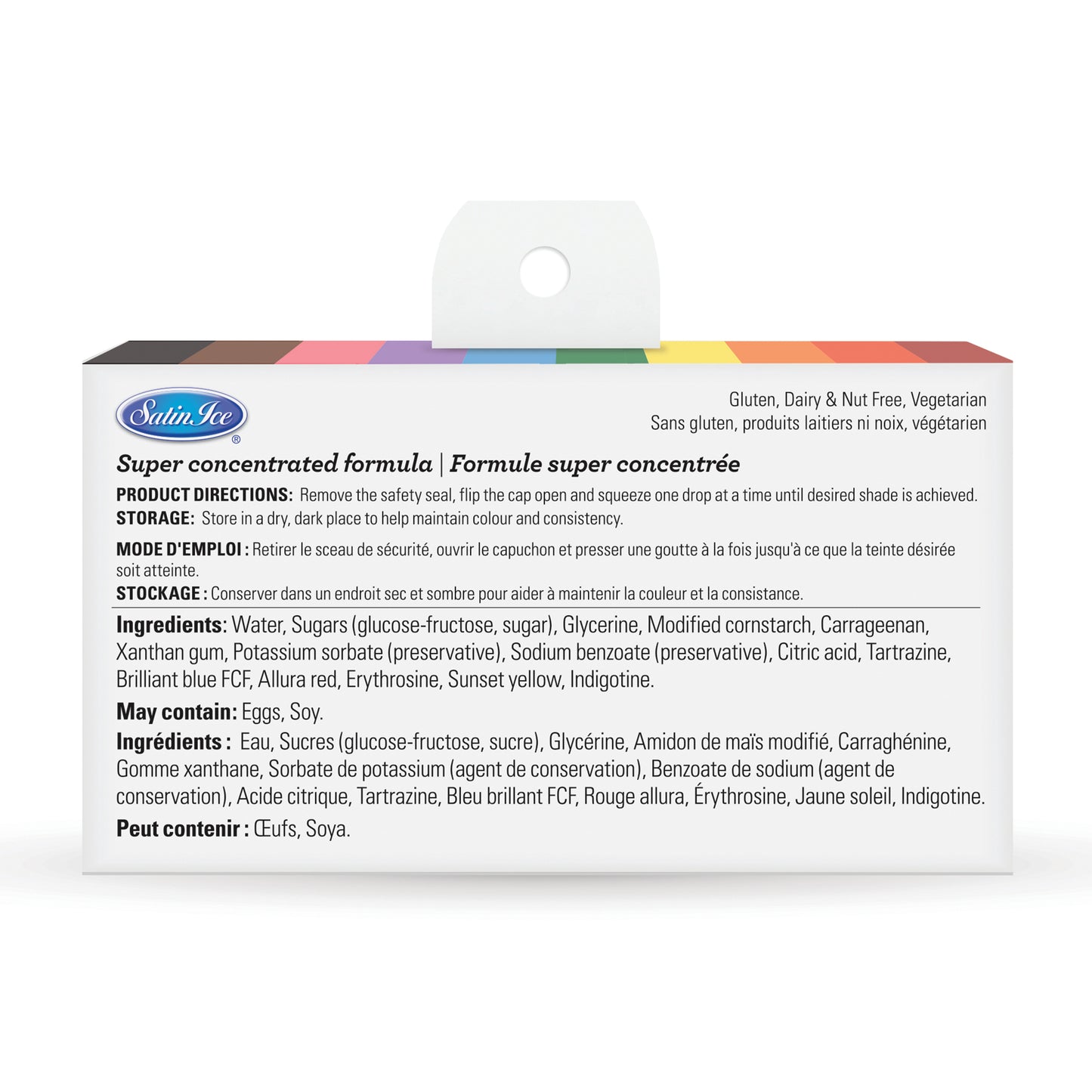Satin Ice Food Color Gel, 10 Count Kit