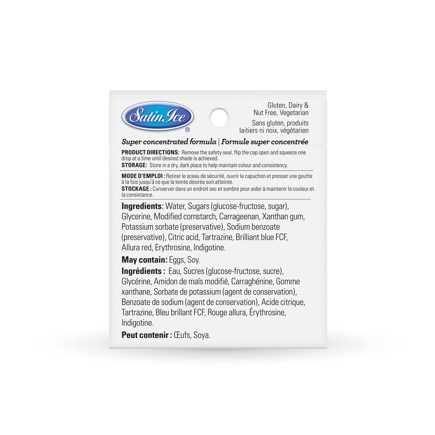 Satin Ice Food Color Gel, 5 Count Kit