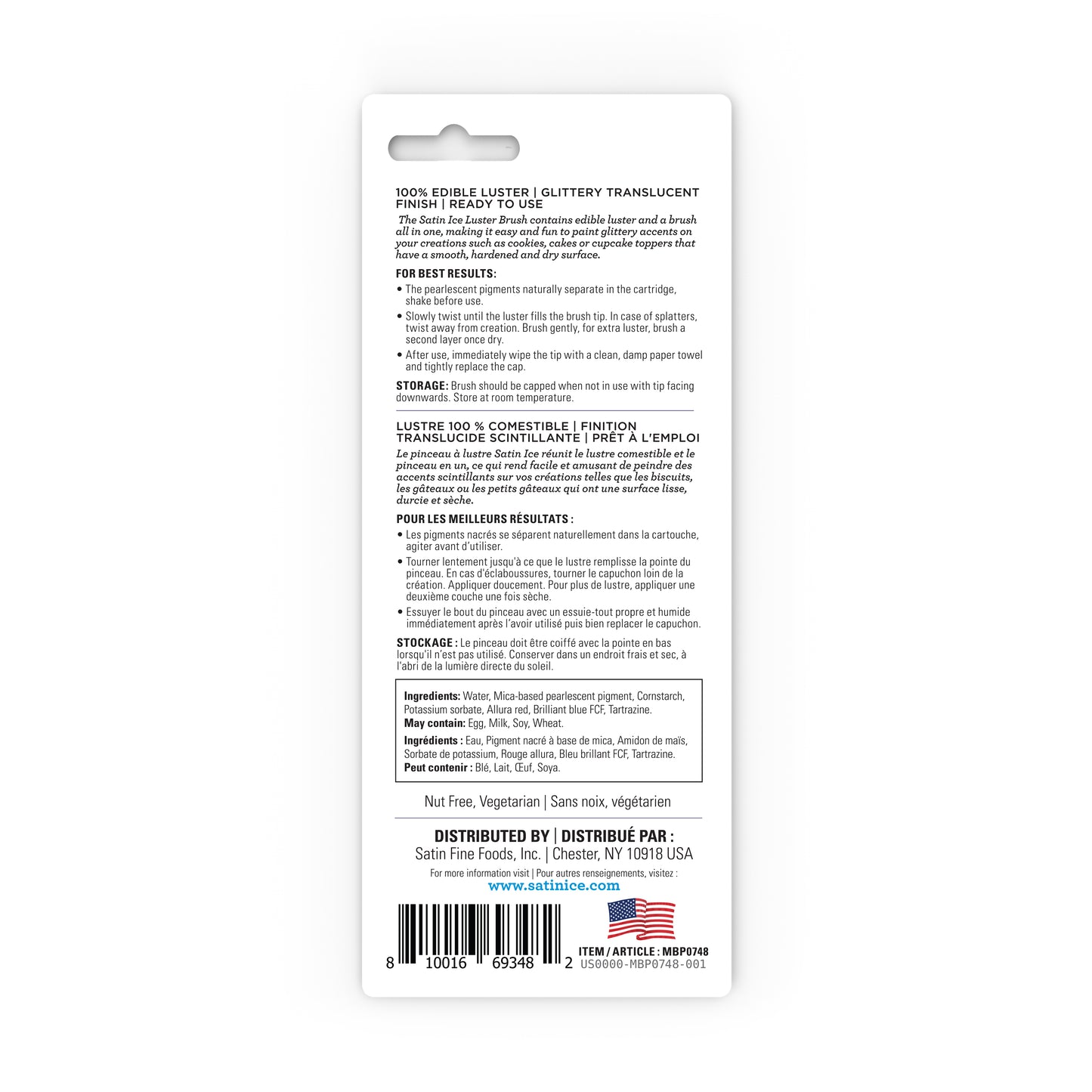 Satin Ice Silver Luster Brush