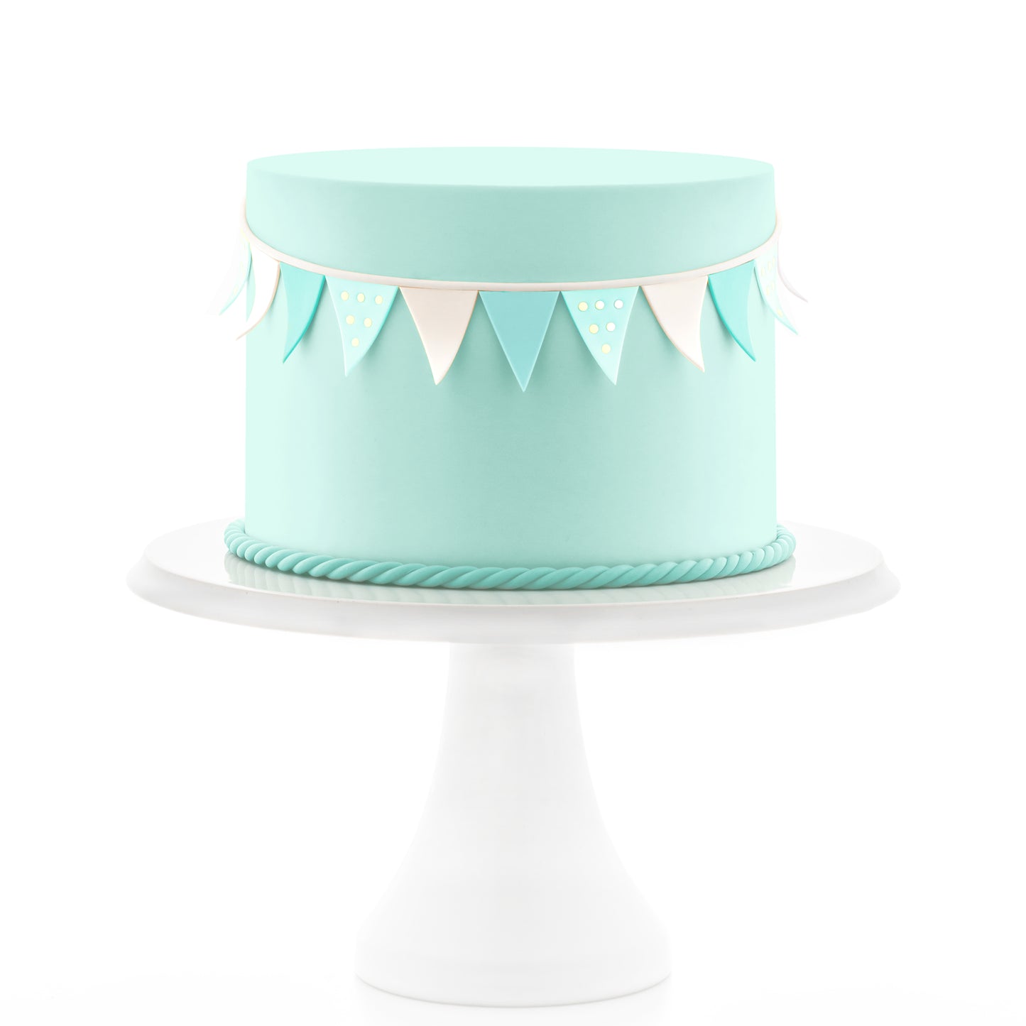 Satin Ice Baby Blue Vanilla Fondant - 5 lb. Pail - Satin Ice