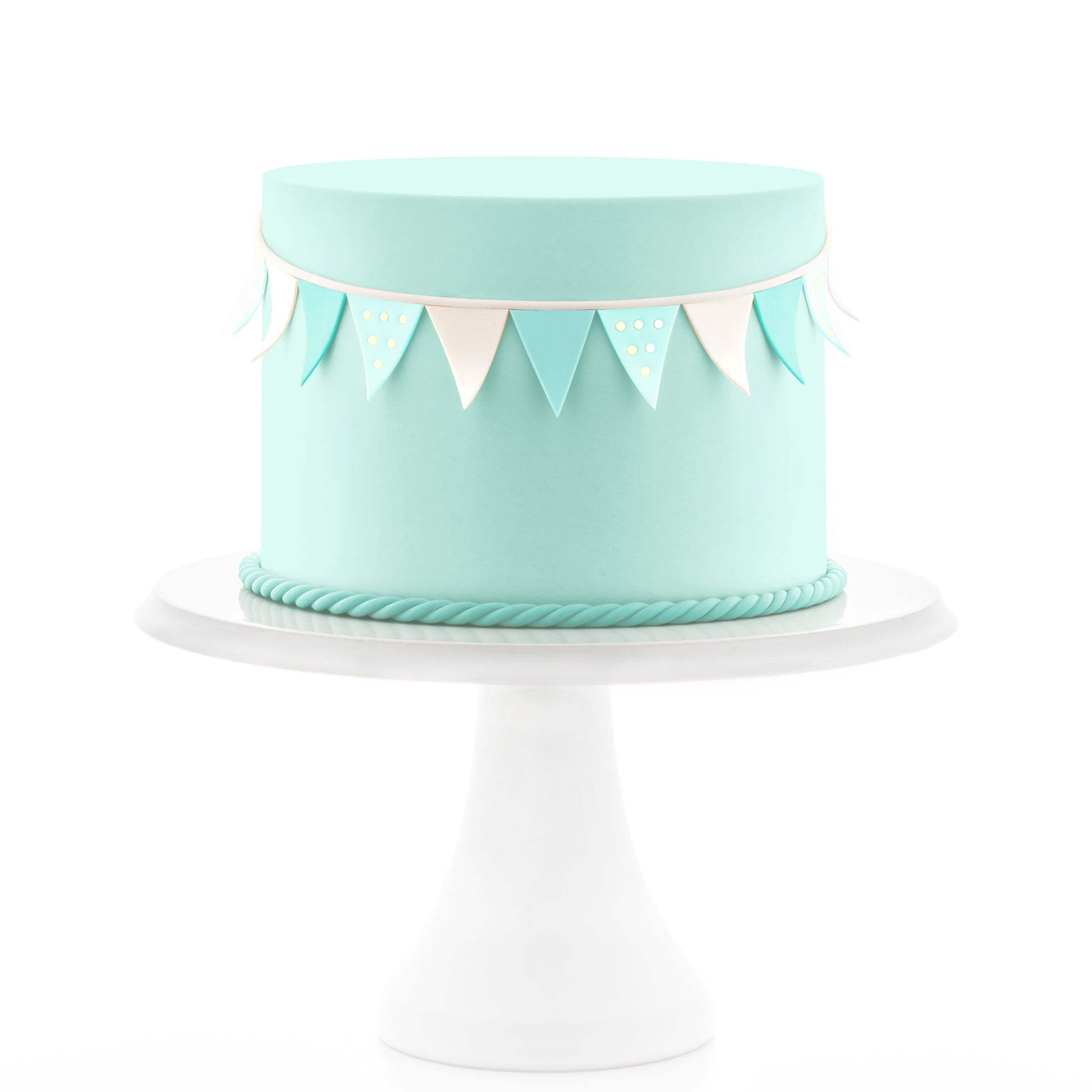 Satin Ice Baby Blue Vanilla Fondant - 5 lb. Pail - Satin Ice