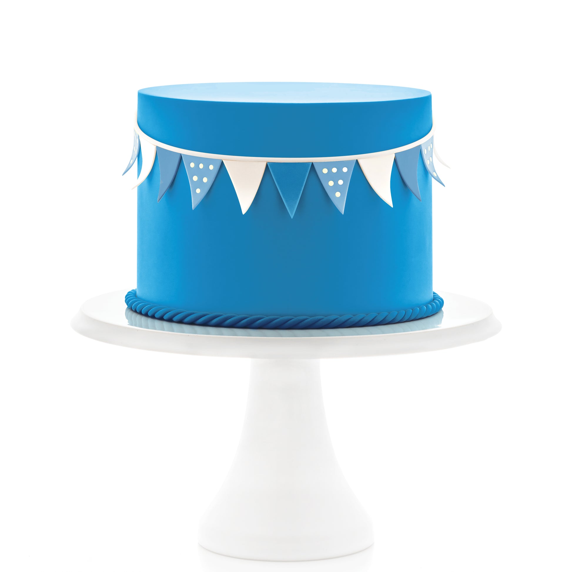 Satin Ice Blue Vanilla Fondant - 2 lb. Pail - Satin Ice