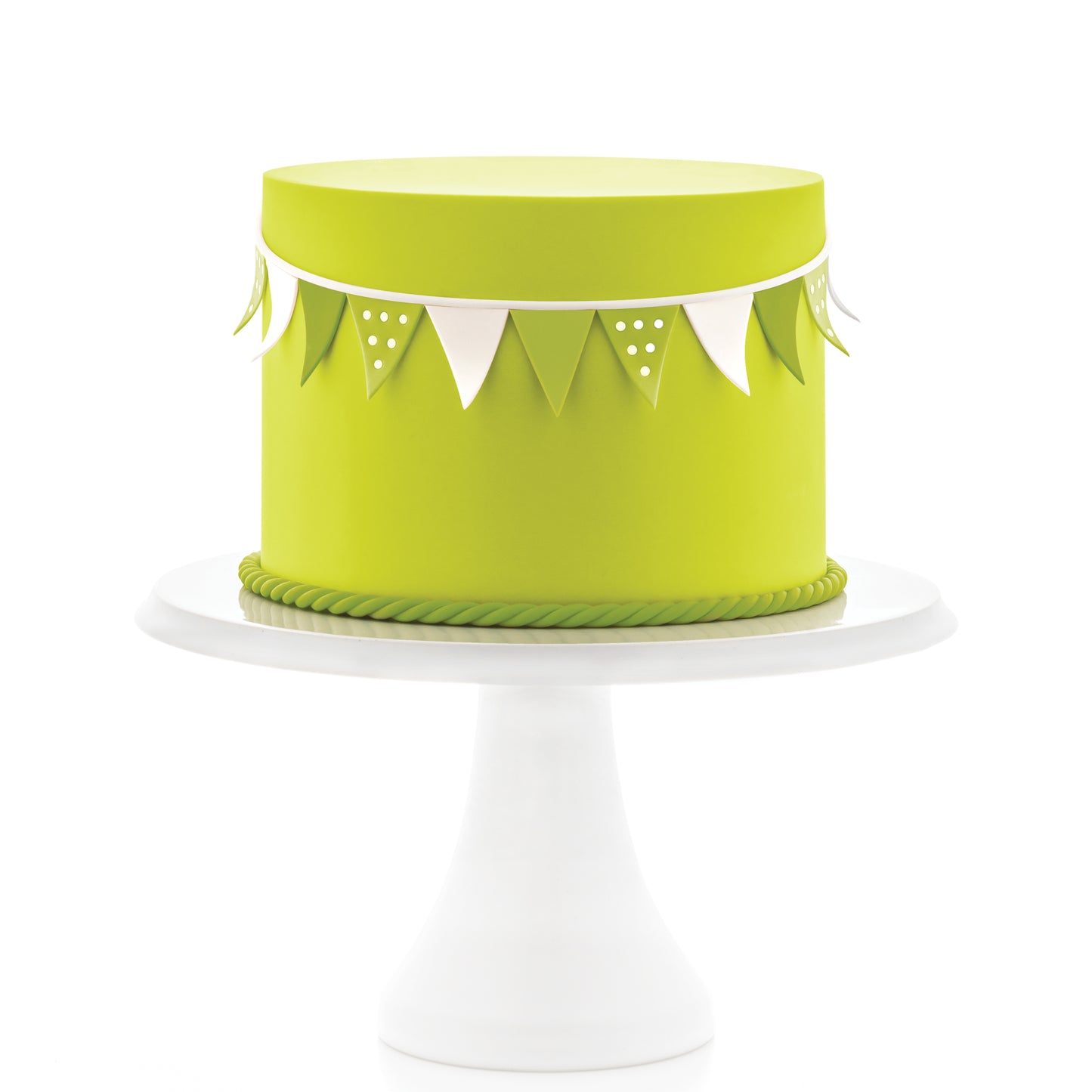 Satin Ice Bright Green Vanilla Fondant - 2 lb. Pail - Satin Ice