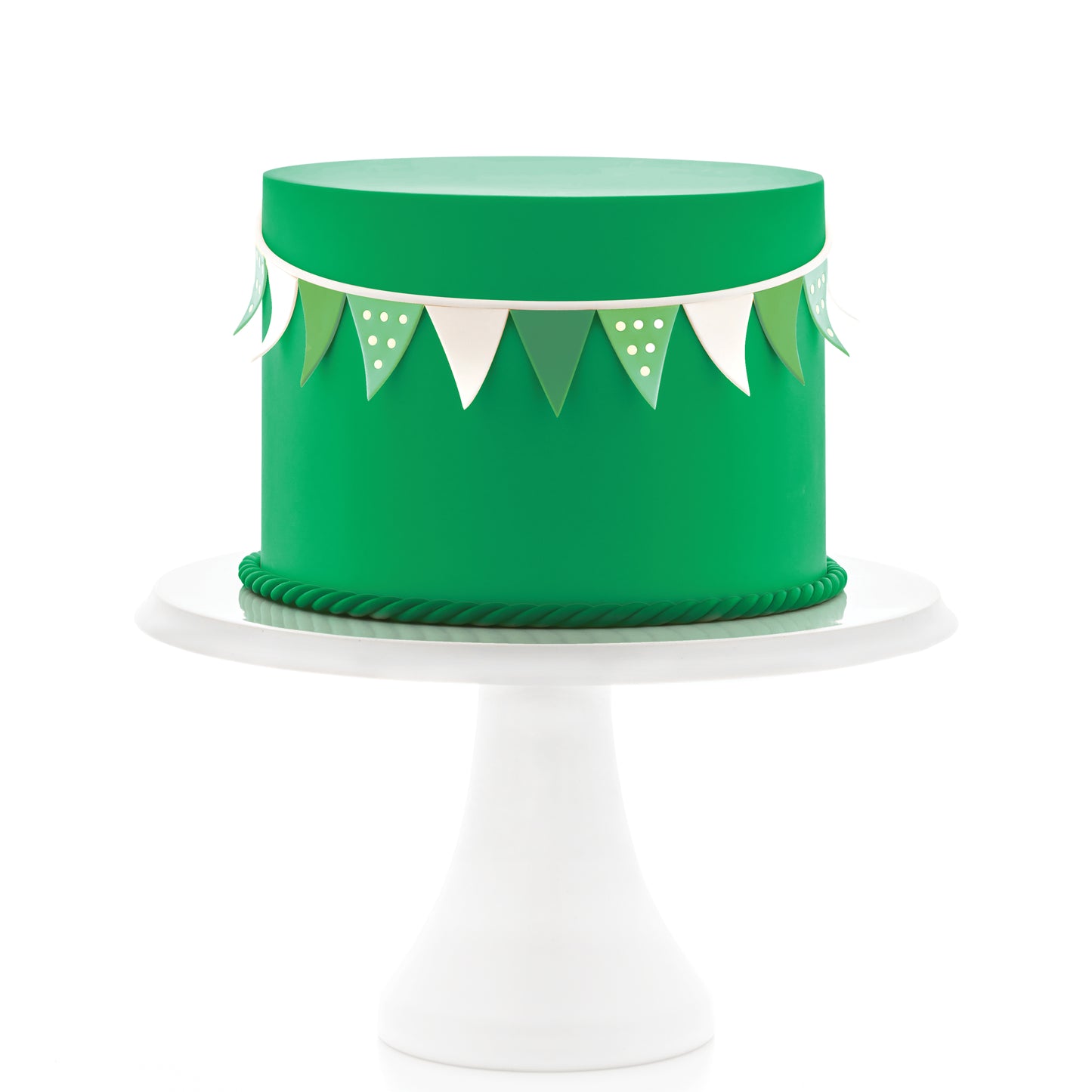 Satin Ice Vanilla Green Fondant - 2 lb. Pail - Satin Ice