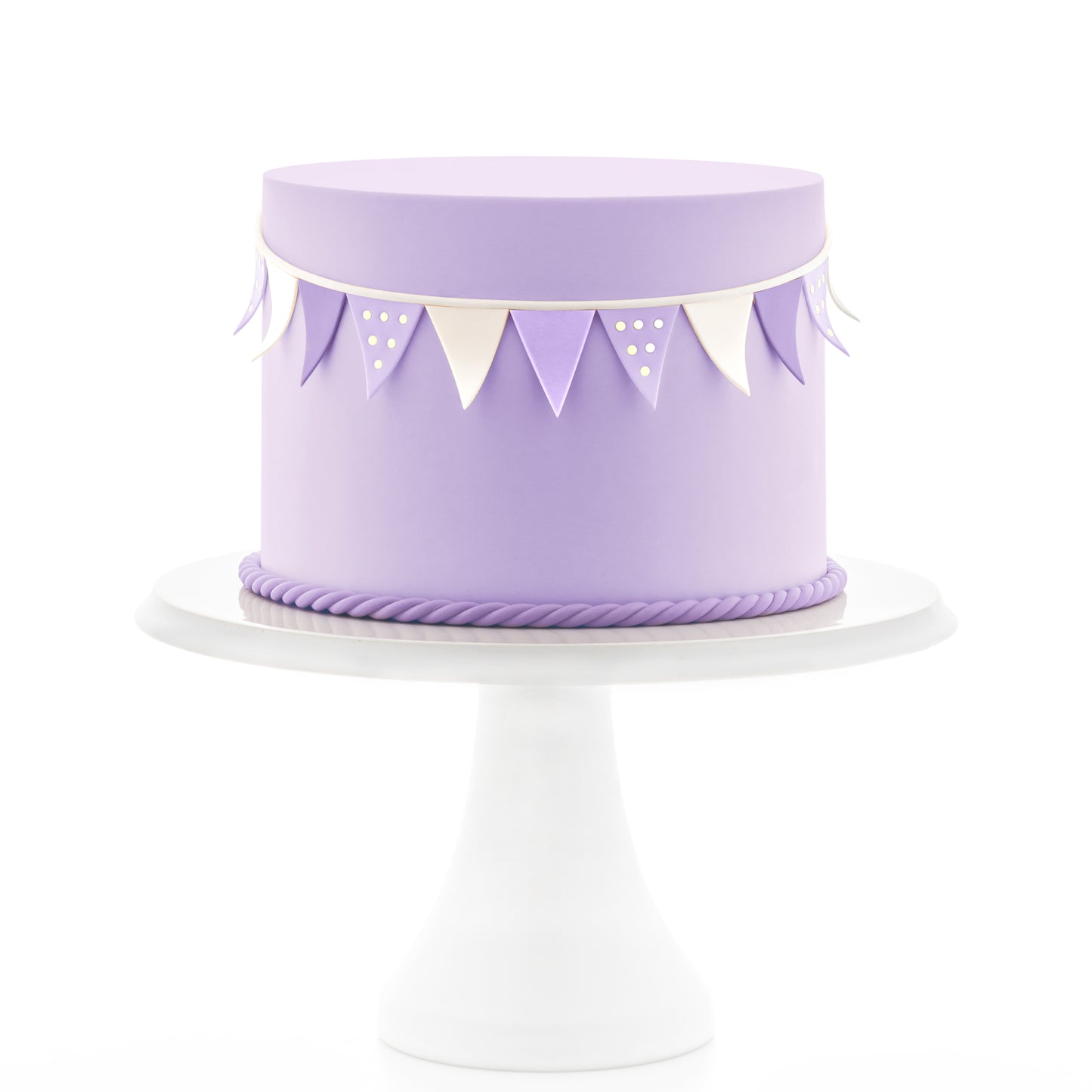 Satin Ice Vanilla Lavender Fondant - 2 lb. Pail - Satin Ice