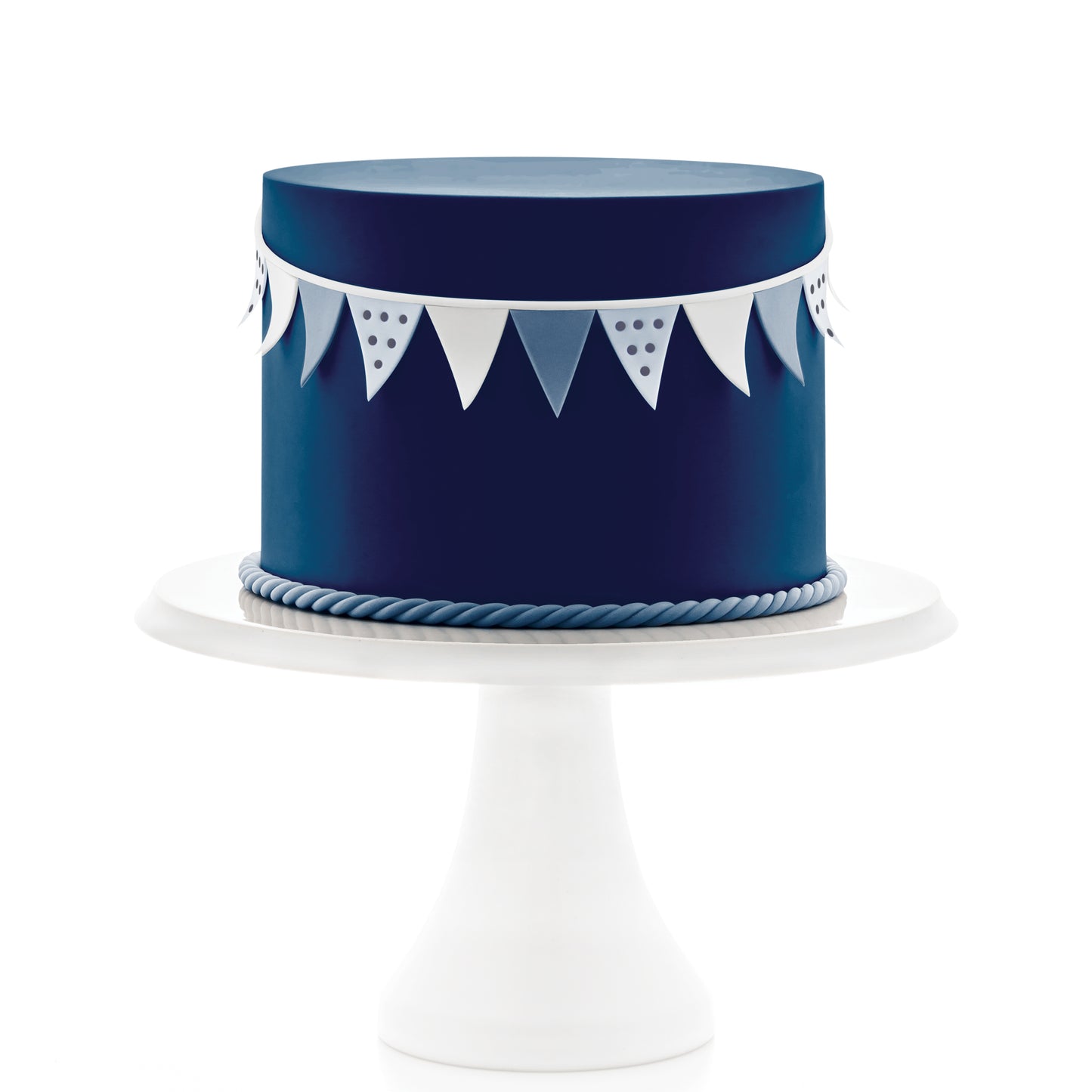 Satin Ice Vanilla Navy Fondant - 2 lb. Pail - Satin Ice