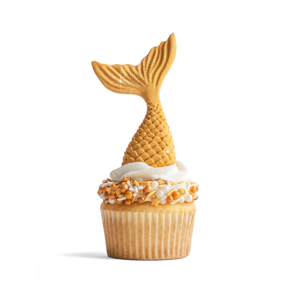 Satin Ice Vanilla Gold Shimmer Fondant - 4.4 oz. Foil - Satin Ice