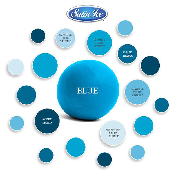 Shades Of Blue Color Chart
