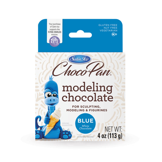 ChocoPan by Satin Ice Blue Modeling Chocolate - 4 oz Box