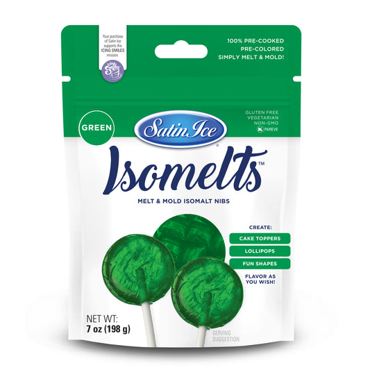 Satin Ice Isomelts™ Green - 7 oz Pouch