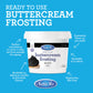 Satin Ice Black Vanilla Buttercream Frosting - 1 lb Pail
