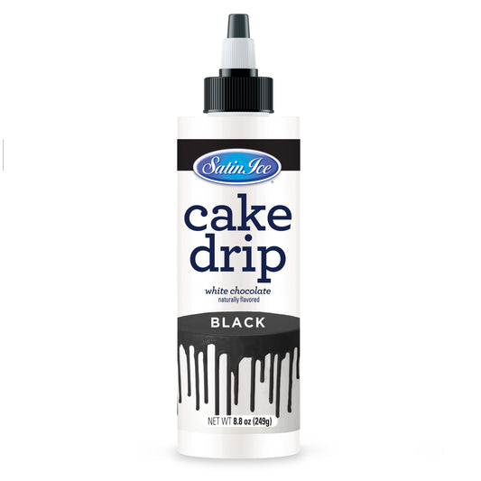 Satin Ice Black Cake Drip - 8.8 oz Bottle