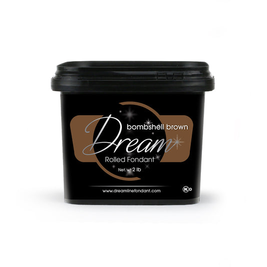 Dream Chocolate Fondant - Bombshell Brown 2 lb Pail