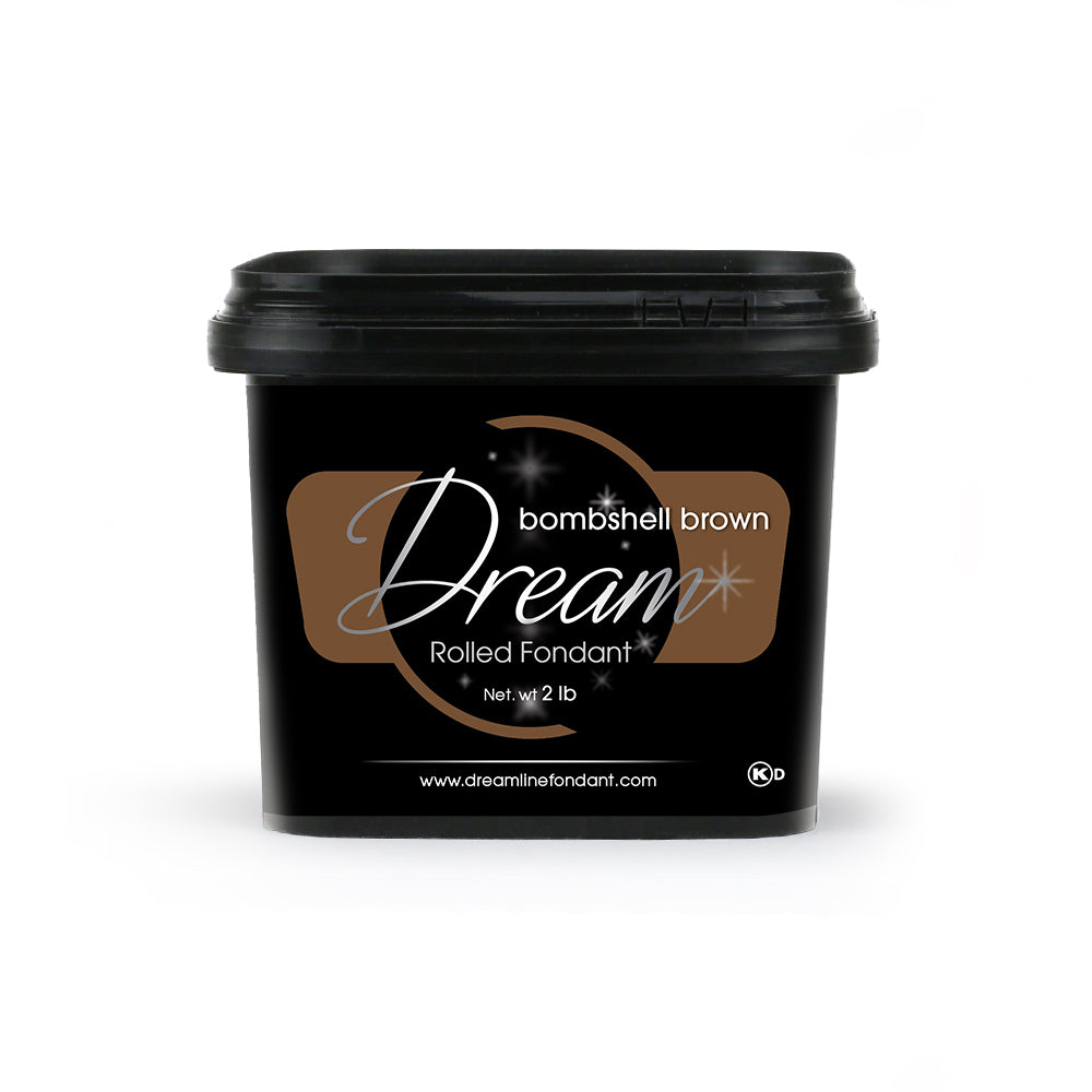 Dream Chocolate Fondant - Bombshell Brown 2 lb Pail