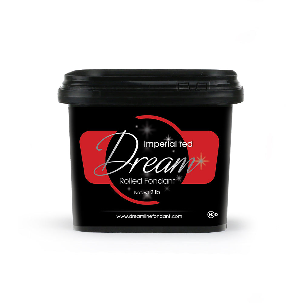 Dream Chocolate Fondant - Imperial Red 2 lb Pail