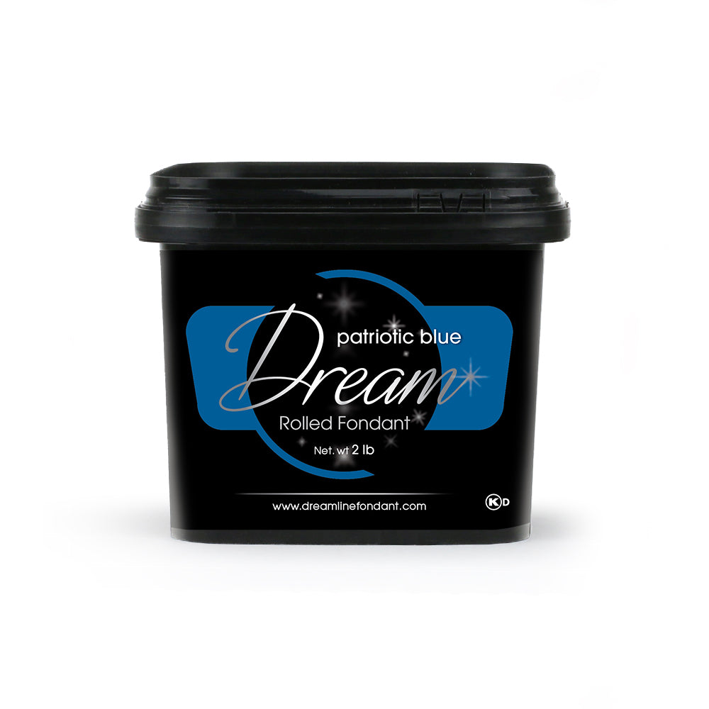 Dream Chocolate Fondant - Patriotic Blue 2 lb Pail