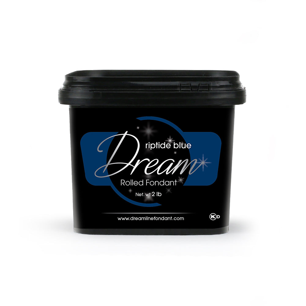 Dream Chocolate Fondant - Riptide Blue 2 lb Pail