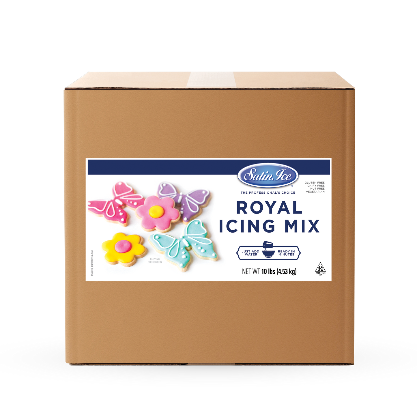 Satin Ice Royal Icing Mix - 10 lb Box