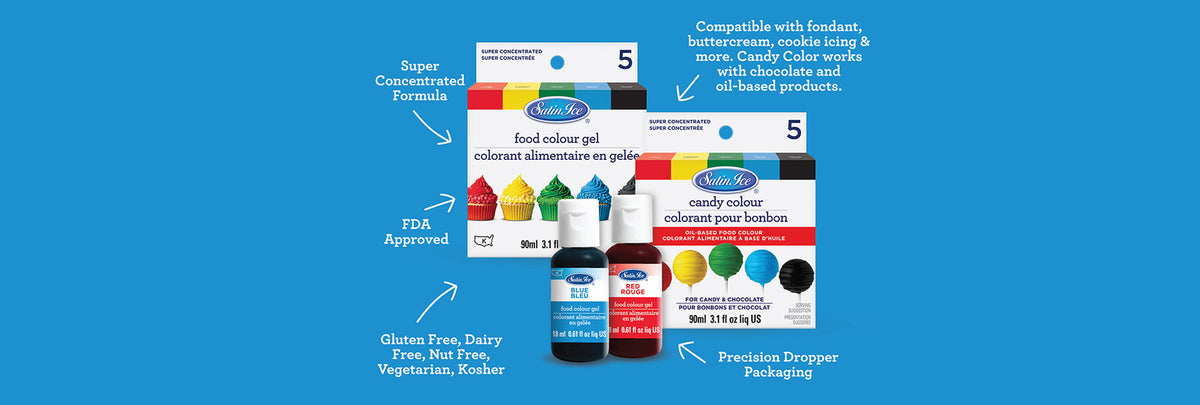 Food Color Gel – Satin Ice