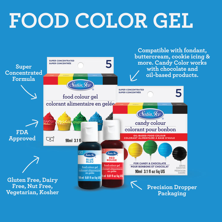 Food Color Gel – Satin Ice
