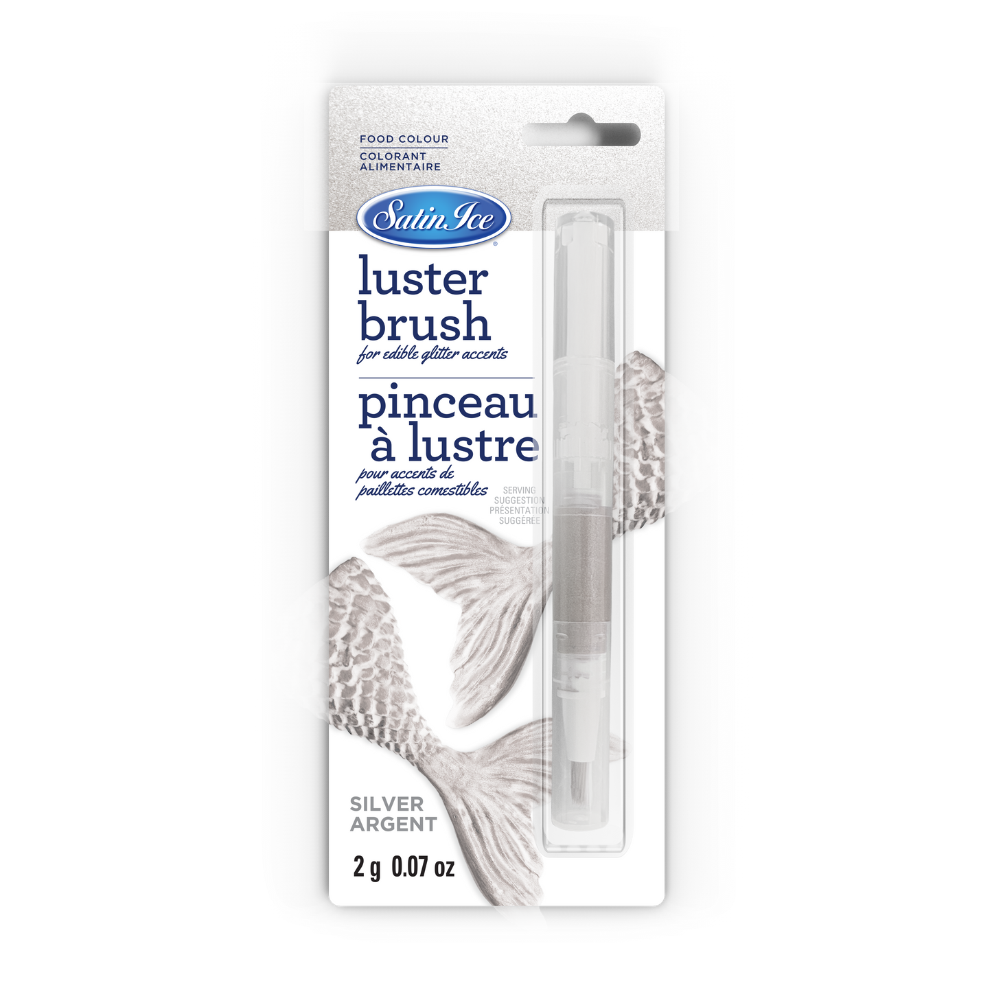 Satin Ice Silver Luster Brush