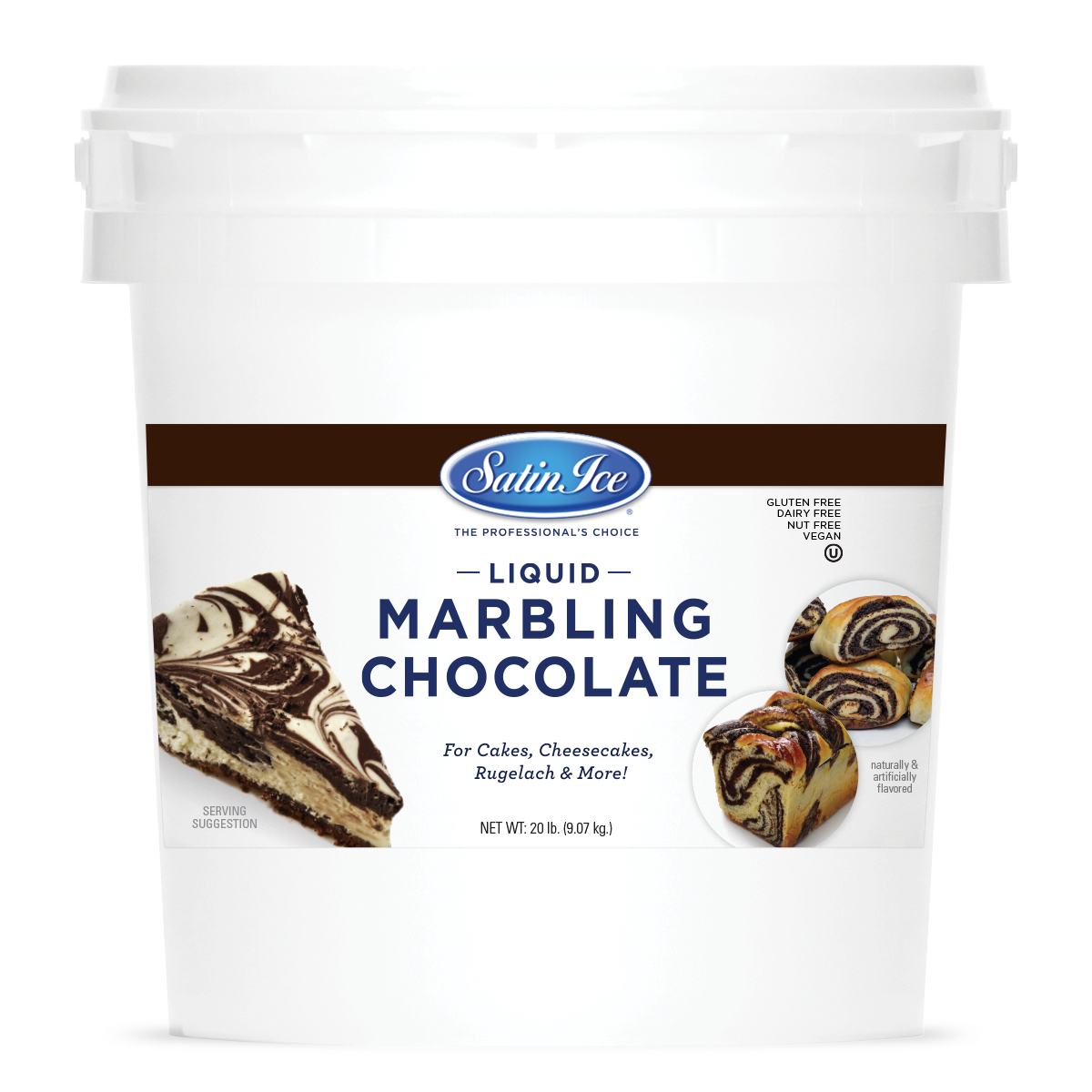 Liquid Marbling Chocolate - 20 lb Pail