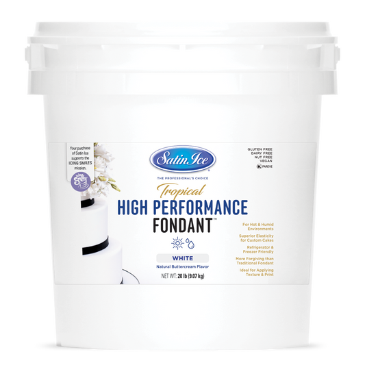 Satin Ice Tropical High Performance Fondant - 20 lb Pail