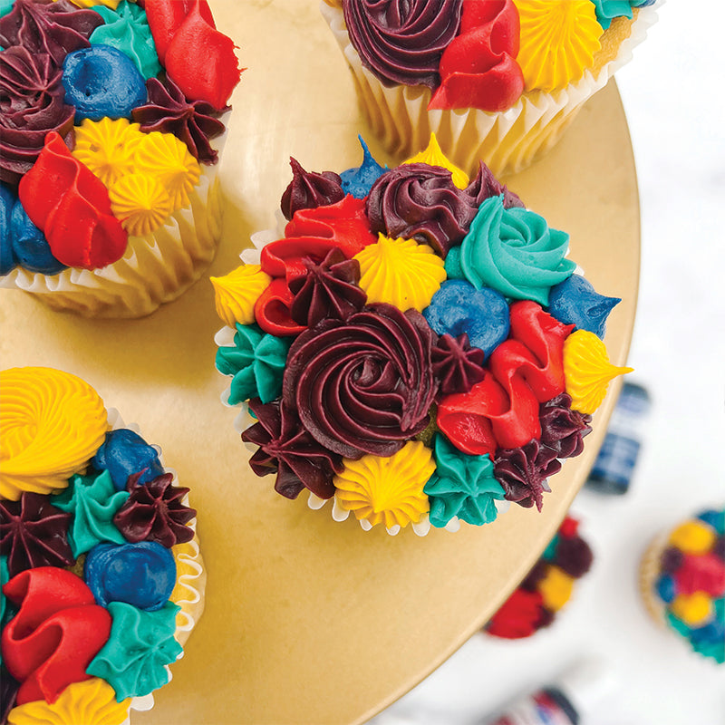 31 Food Color Set of U.S. Cake Supply Liqua-Gel 2.3-Ounce Cake Food Coloring  30 Bottle Kit with Color Mixing Wheel in 2023 | Cake supplies, Colorful  cakes, Food coloring