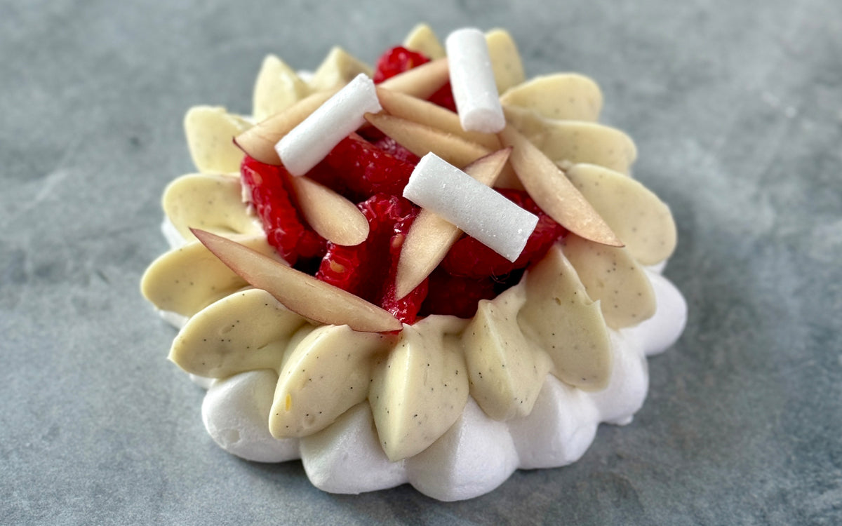 Rectangle Merignue Shell Meringue Base – Satin Ice