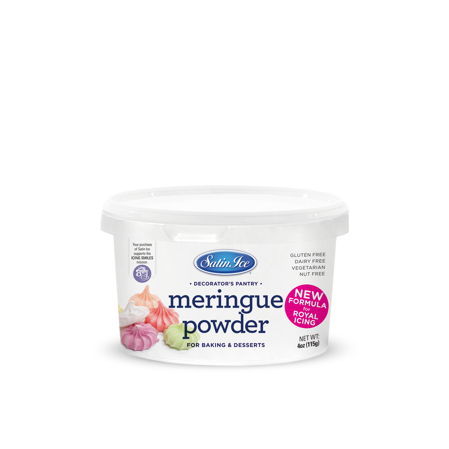 Satin Ice Meringue Powder - 4 oz