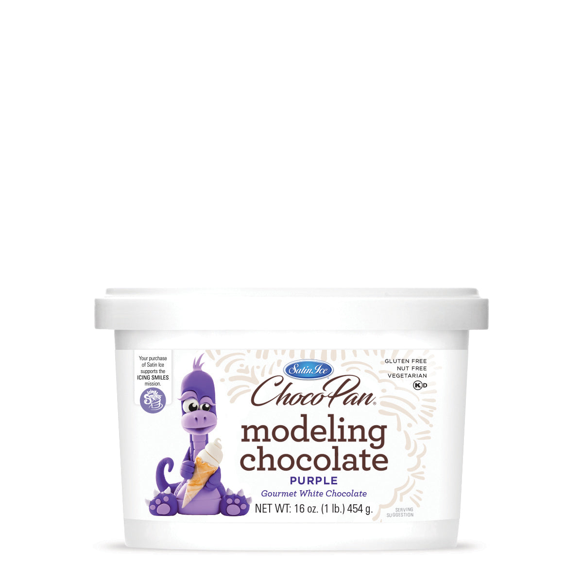ChocoPan Purple Modeling Chocoate - 1 lb. Pail - Satin Ice