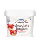 ChocoPan Red Chocolate Fondant - 5 lb. Pail - Satin Ice